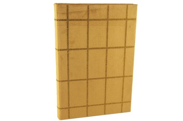 Mikasa Moor Sarı Velvet Kitap Kutu 35x24x3cm