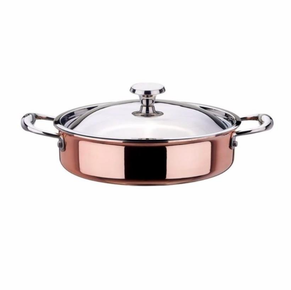 Leggno Cpr5414st24 Copper Sığ Tencere İndiksiyonlu 24 Cm