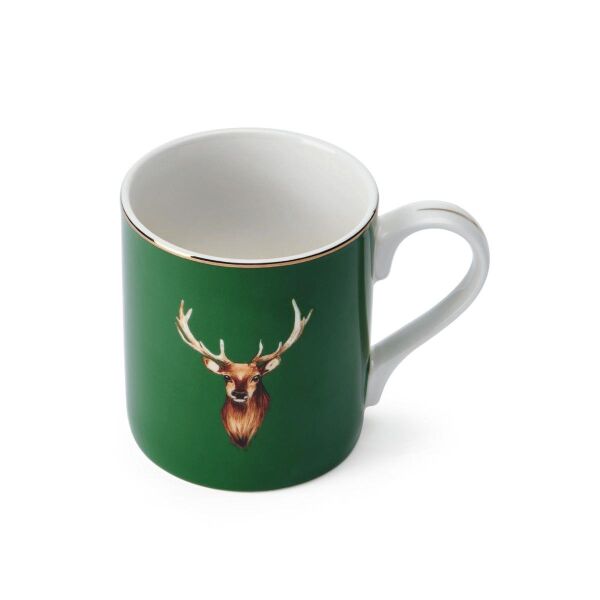 Mikasa Fine China 280 ml Düz Taraflı Kupa Geyikli