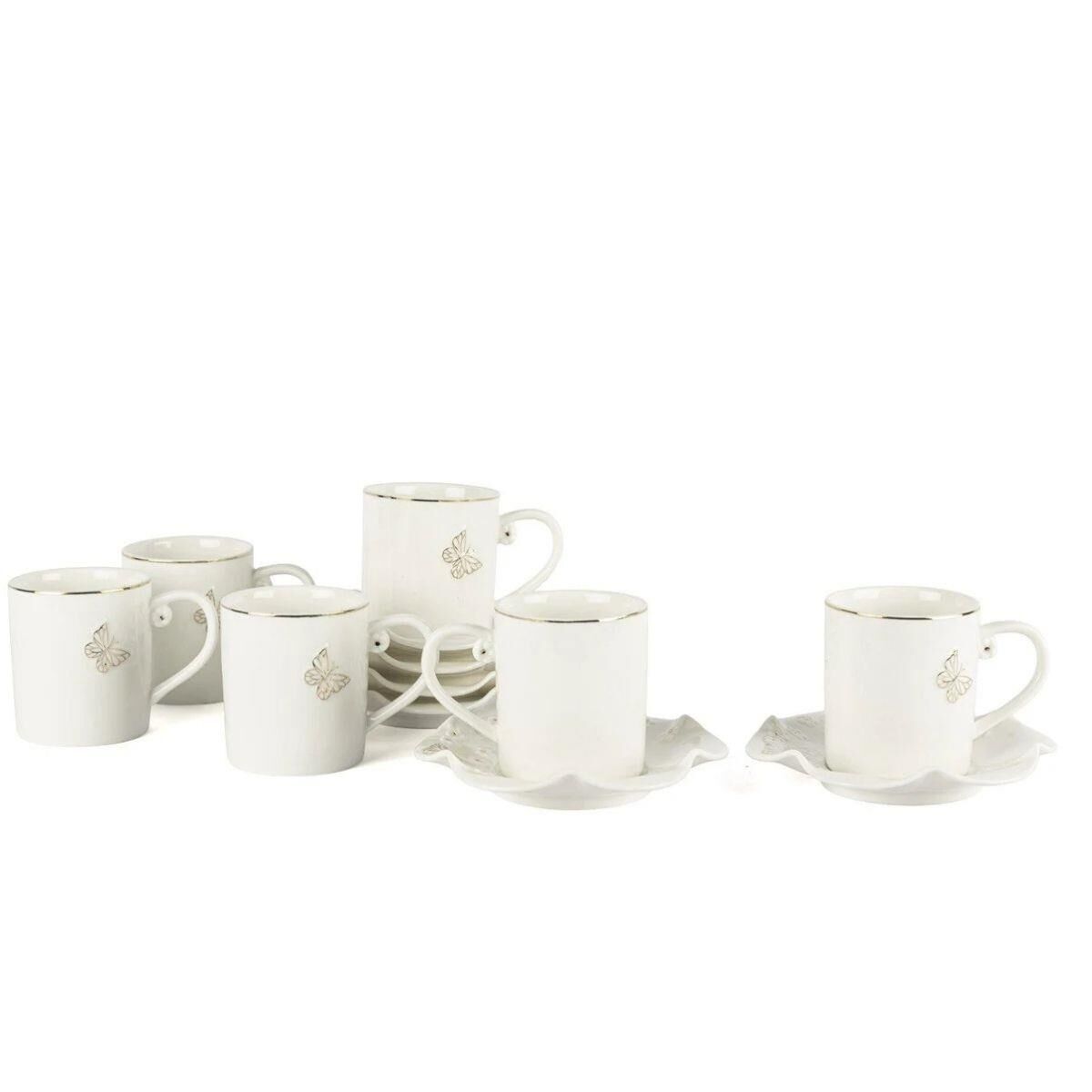 Mikasa Moor Papiliora 6lı Kahve Fincan Seti 100ml