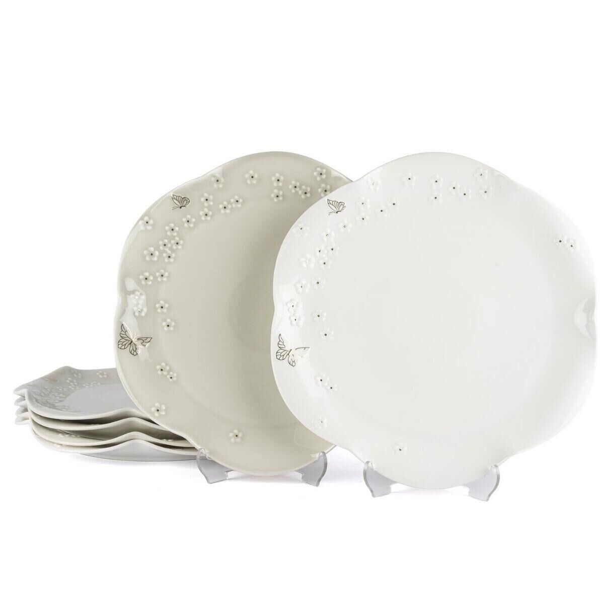 Mikasa Moor Papiliora 2 Asorti 6lı Servis Tabak 25cm