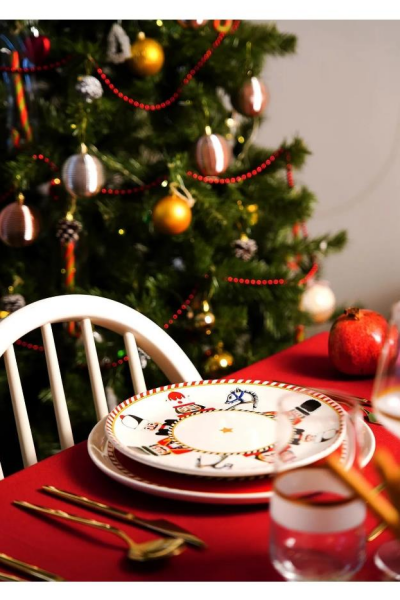 The Mia Nutcracker Servis Tabağı 6'lı Seti 26 cm