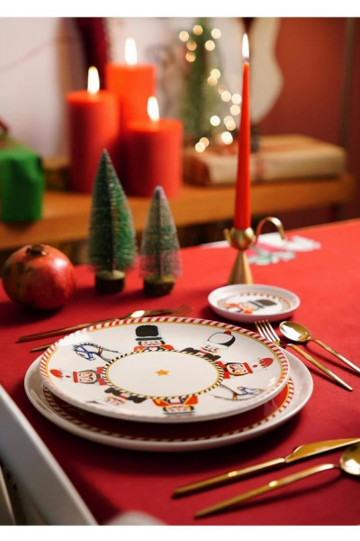 The Mia Nutcracker Servis Tabağı 6'lı Seti 26 cm