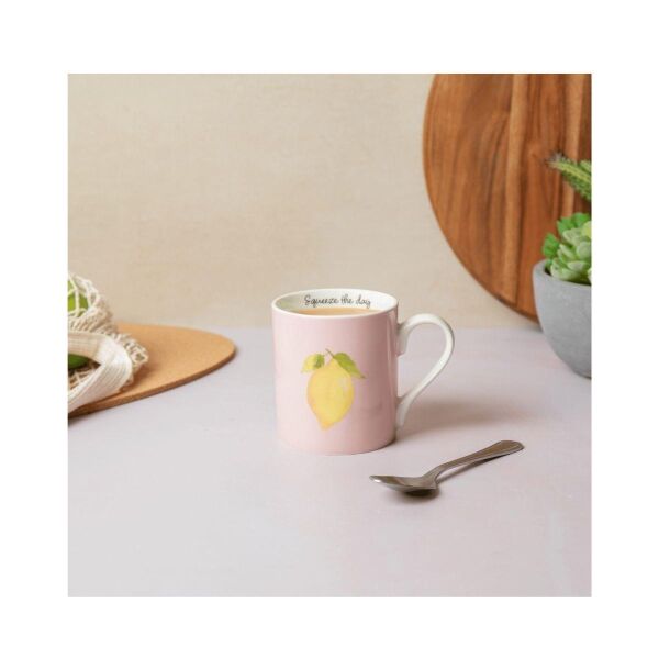 Mikasa Fine China 280 ml Düz Taraflı Kupa Limon