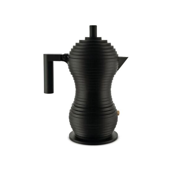Alessi Pulcina Espresso Makinası Siyah 15,2x9,2x20 cm