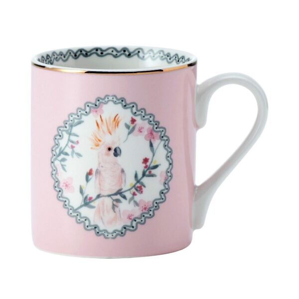Mikasa Fine China 280 ml Düz Taraflı Kupa Kakadu