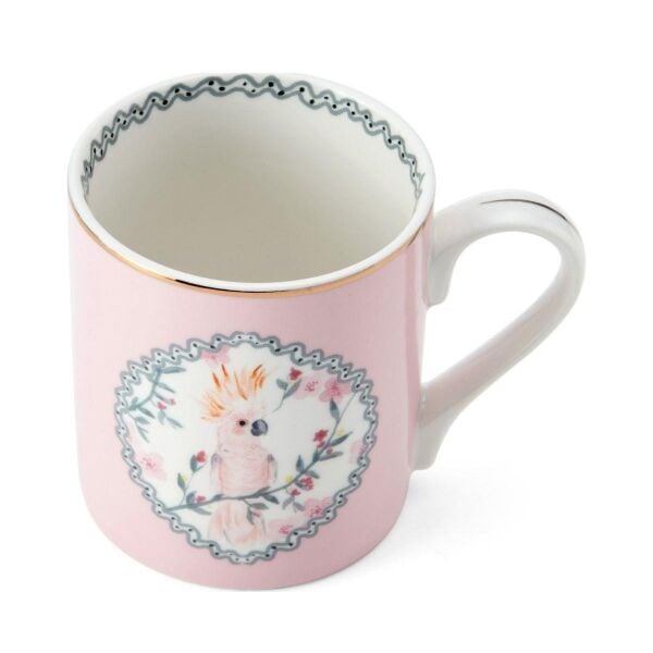 Mikasa Fine China 280 ml Düz Taraflı Kupa Kakadu