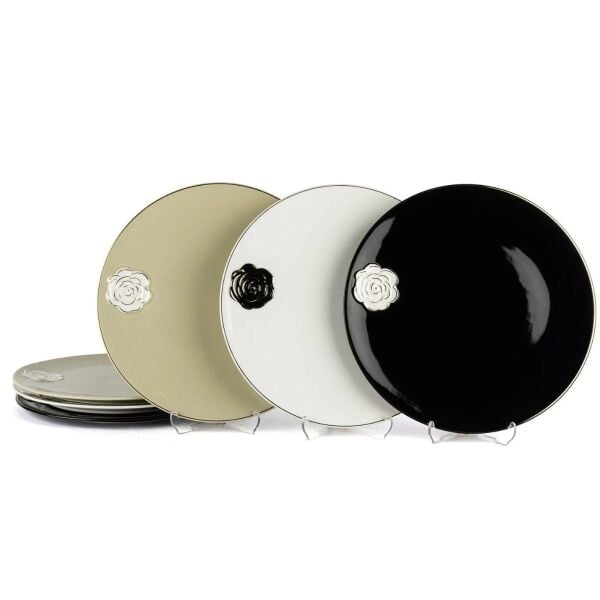 Mikasa Moor Rosaria 3 Asorti 6lı Servis Tabak 28cm