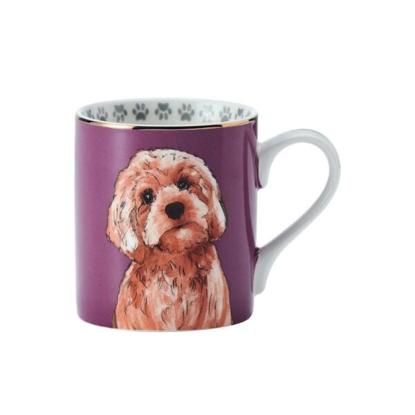 Mikasa Fine China 280 ml Düz Taraflı Kupa Cockapoo
