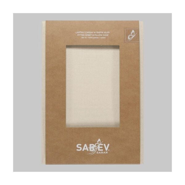 Sarev New Slow Cıty 160x200 Fıtted Sheet Ekru