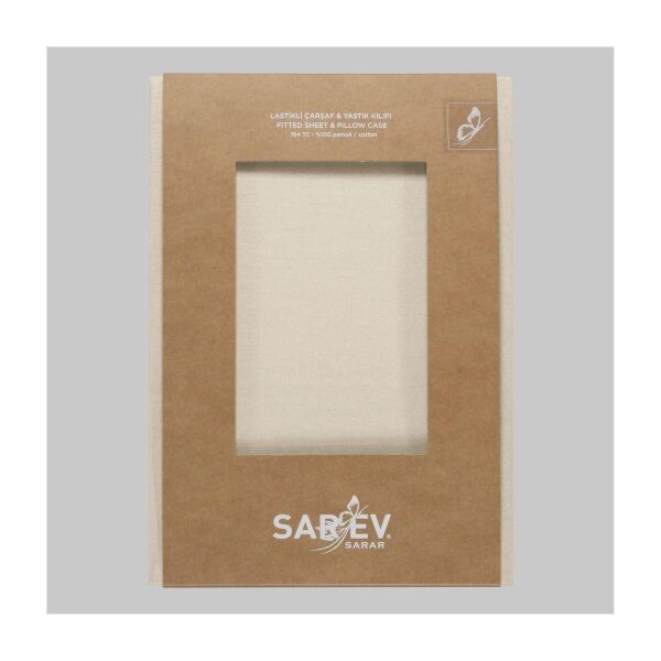Sarev New Slow Cıty 160x200 Fıtted Sheet Ekru
