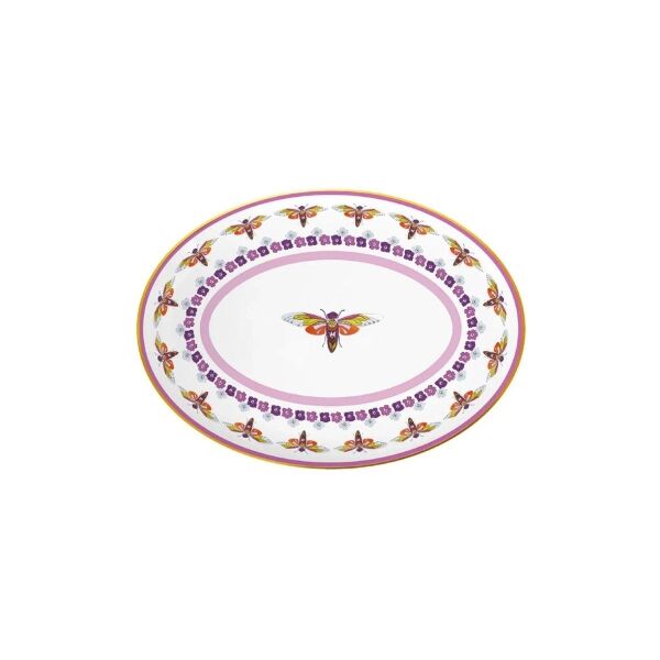 Baci Milano Amazzonia Oval Tabak 26 cm Porselen