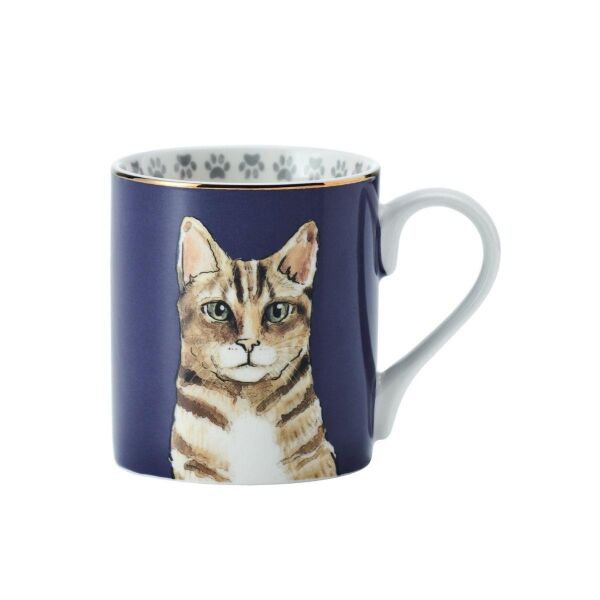 Mikasa Fine China 280 ml Düz Taraflı Kupa Kedi