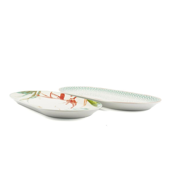 Mikasa Moor Celosia 2'li Oval Servis 31 x 17 cm 38 x 20 cm