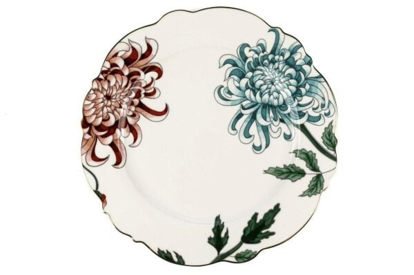 Mikasa Moor Fleur Beyaz 6'lı Servis Tabağı  27cm