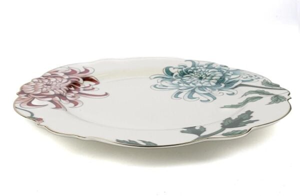 Mikasa Moor Fleur Beyaz 6'lı Servis Tabağı  27cm