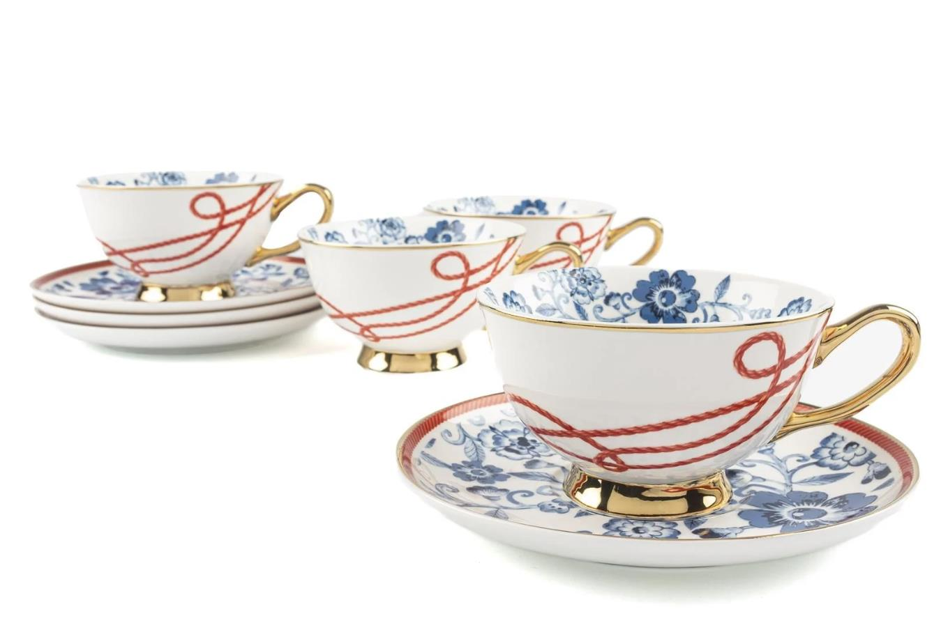 Mikasa Moor Corde 4'lü Çay Fincanı Seti