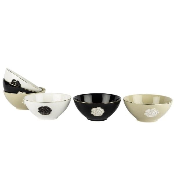 Mikasa Moor Rosaria 3 Asorti 6lı kase 14cm