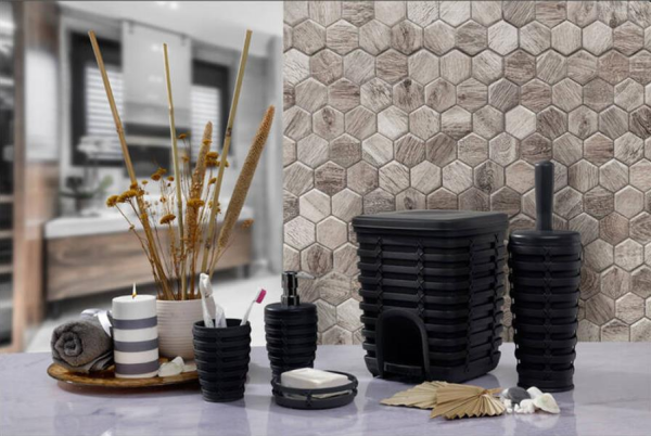 Primanova M-Sas06-01 Palm Banyo Seti Gri