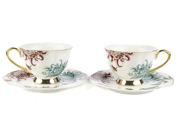 Mikasa Moor Fleur Beyaz 2'li Çay Fincan Seti 200cc