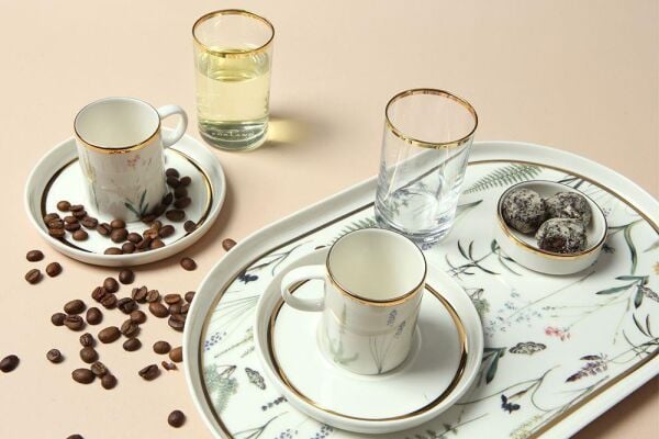 Porland Botanical Kahve Takımı 8 Parça