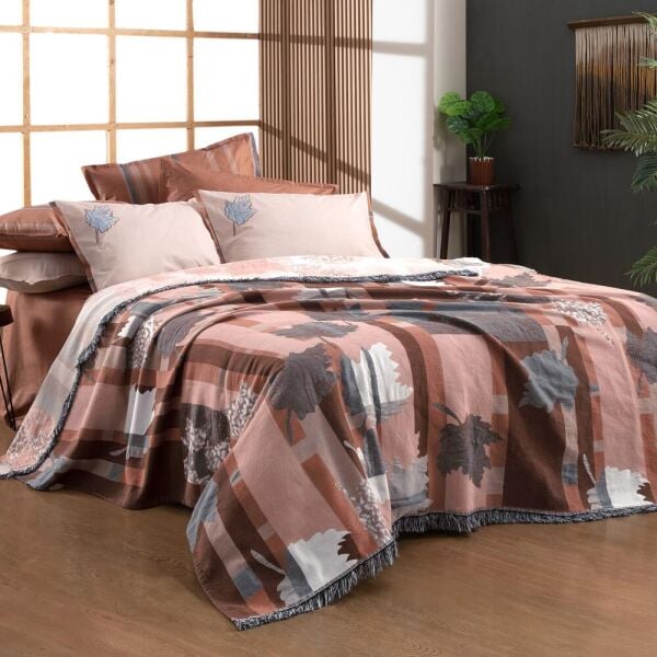 Sarev Carnala Pike Takımı Çift Kişilik 2 Yastık Taba