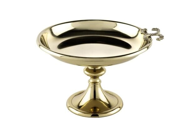 Mikasa Moor Gold C Logolu Ayaklı Servis Standı 22x23x15 cm