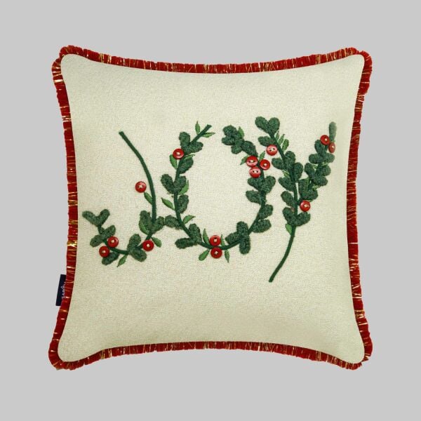 Sarev Joy Kırlent 30x30 Ekru