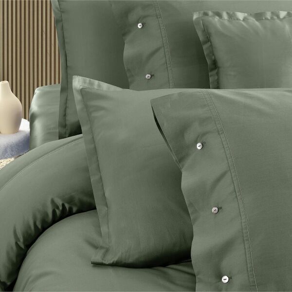 Sarev Monoch Rome Saten Yastık Kılıfı Smoke Green