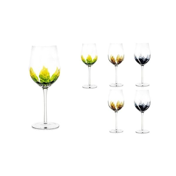 Mikasa Moor Yaprak Dek 6lı Kırmızı Şarap Kadehi 572ml