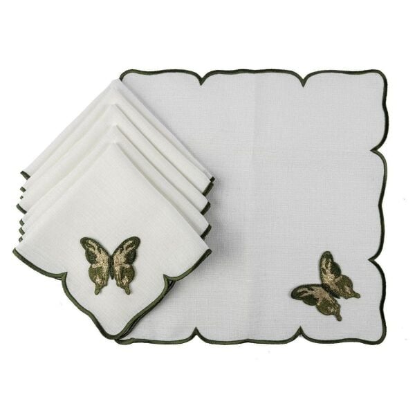 Mikasa Moor Nicole Yeşil 6lı Peçete 40x40