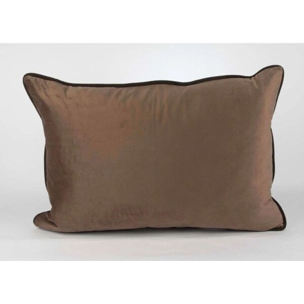 Mikasa Moor Isla Kahverengi Kadife Tek Kuş 40x60 Yastık