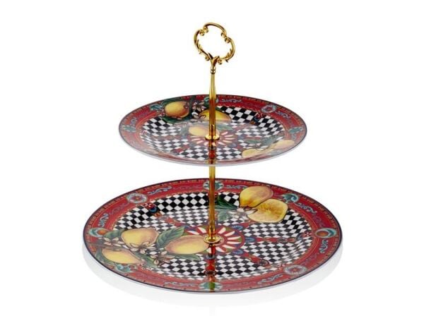 Joy Carmen Summer 2 Katlı Kek Standı 27cm/19cm