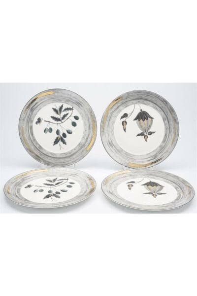 Mikasa Moor Rusty Black 4'lü Servis Tabağı 27 cm