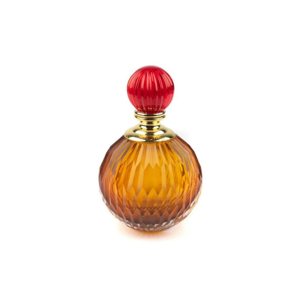 Mikasa Moor Amber Kırmızı Cam Parfüm Şişesi 8 x 13 cm