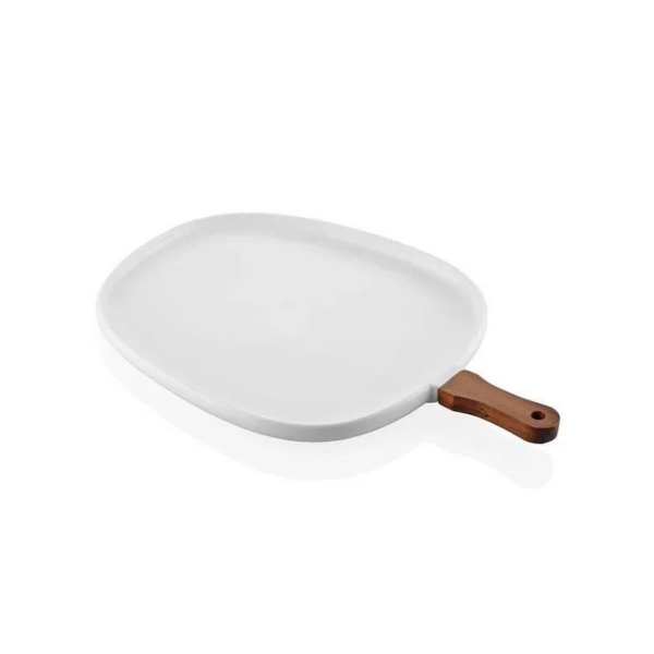 The Mia Woody Porselen Servis 38x25 cm