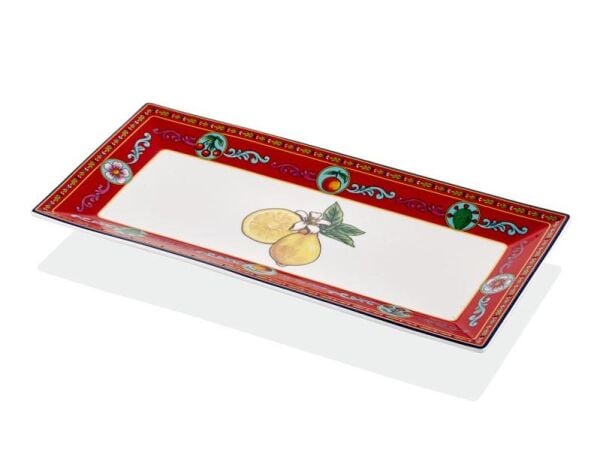 Joy Carmen  Summer 2'li Büyük Dikdörtgen Tabak 30x15 Cm