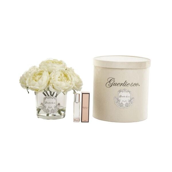 Guerli&Co 7 li Krem Şakayık Gümüş Logo