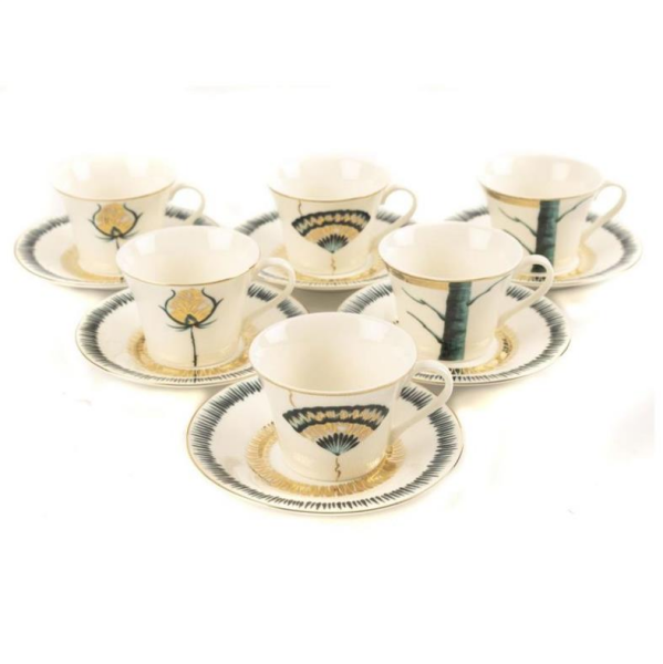 Mikasa Moor Grace 6'lı Kahve Fincanı Seti