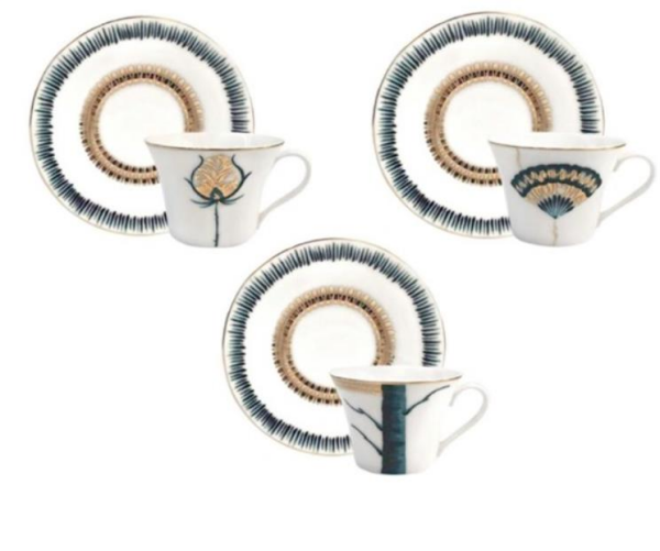 Mikasa Moor Grace 6'lı Kahve Fincanı Seti