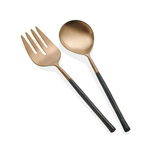 The Mia Dark Salata Servis Takımı 2 Parça