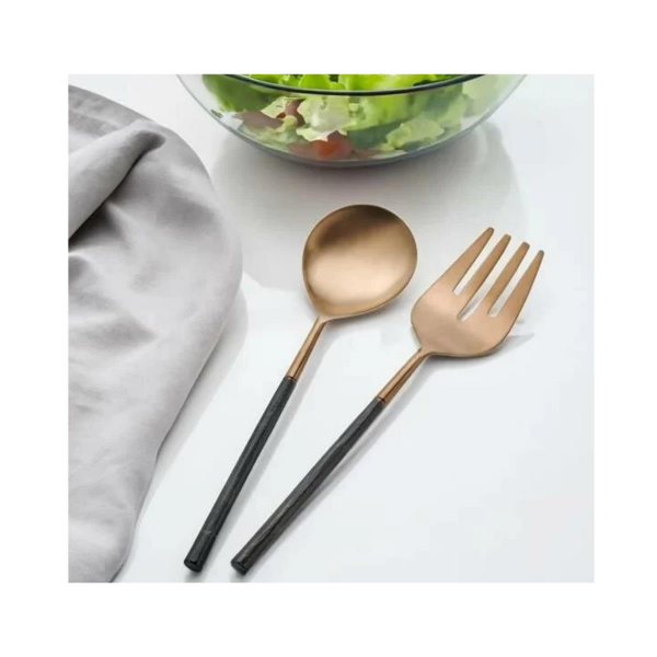 The Mia Dark Salata Servis Takımı 2 Parça