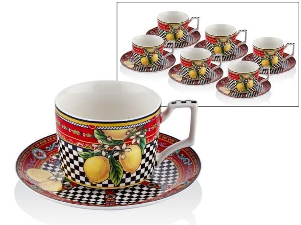 Joy Carmen Summer 6'lı Çay Fincanı Setı 15x6,5 Cm