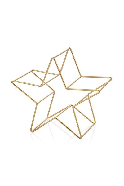 The Mia Dekor Yıldız Gold 20 x 10 x 19 cm