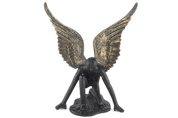 Mikasa Moor Siyah Gold Kanatlı  Dekoratif Obje 30 x 15 x 32 cm
