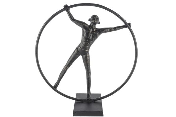 Mikasa Moor Siyah Halka Adam Dekoratif Obje 42 x 17 x 45 cm