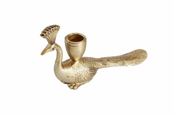 Porland Tavus Kuşu Şamdan Mumluk 19cm