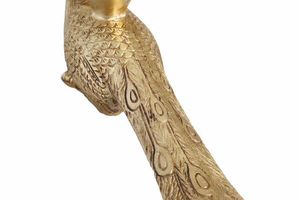 Porland Tavus Kuşu Şamdan Mumluk 19cm