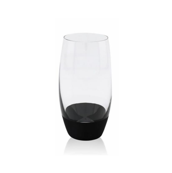 Wanelli Wn1176 Ballet Siyah Meşrubat Bardak 6'lı 550 ml