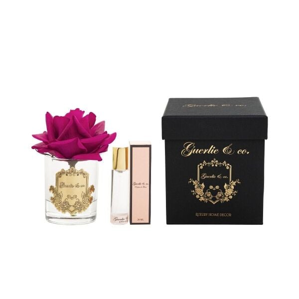 Guerli&Co Tek Gül Bordo Gold Logo